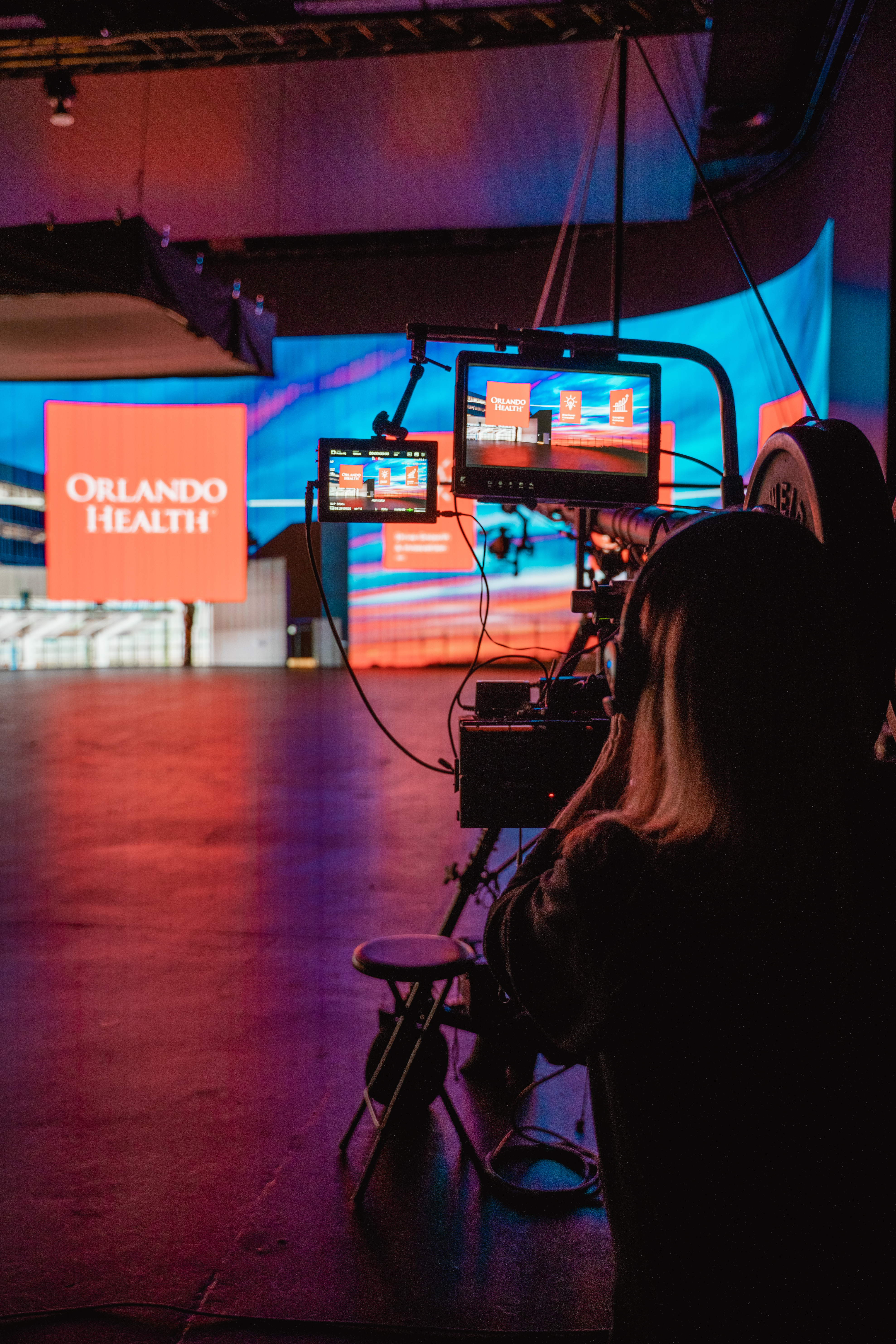 Orlando Health — LED wall production